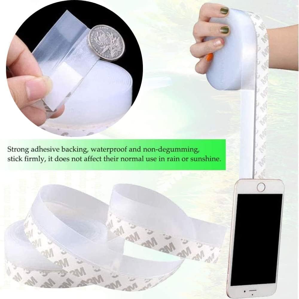 Silicone Adhesive 3 Meter Door Gap Seal Strip Weather Sealing Bottom Door Tape Waterproof Insects dust, Stop air, soundproof Window Sealing Door Draft Stopper