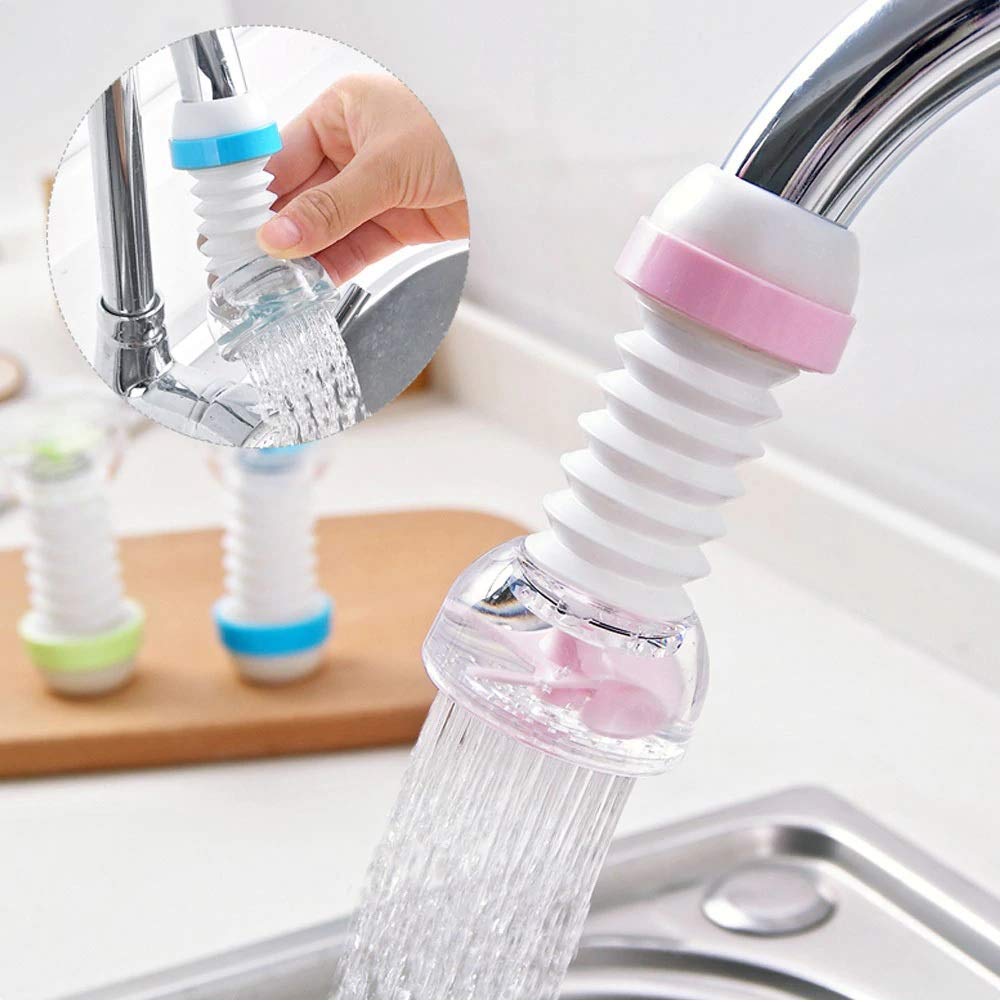 Kitchen Faucet Adjustable Tap Extender Faucet Saving Water for Kitchen Water Outlet Shower Head Water Filter Sprinkler (Anti Faucet)