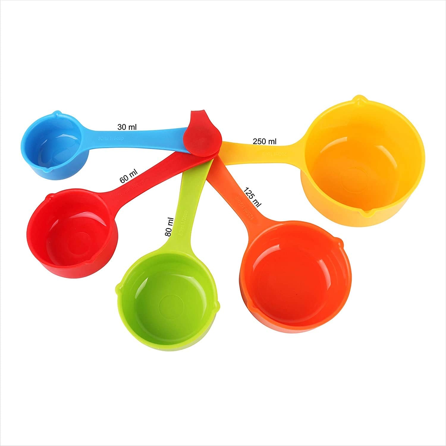 Measuring Cups & Spoon Combo for Dry or Liquid/Kitchen Gadgets for Cooking & Baking Cakes/Measuring Cup Set Combo with Handles (Set of 5 Cups and 5 Spoons)