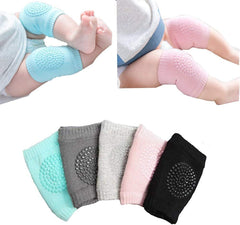Baby Knee Pads for Crawling, Anti-Slip Padded Stretchable Elastic Cotton Soft Breathable Comfortable Knee Cap Elbow Safety Protector(Multicolour)