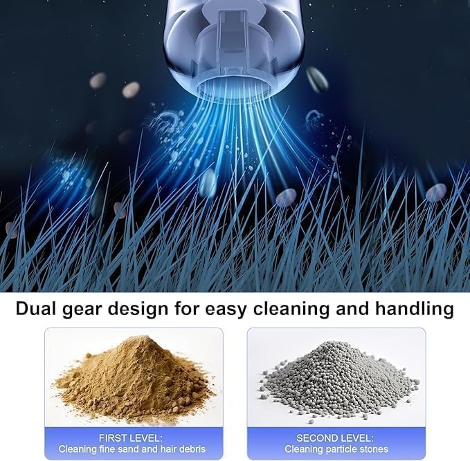 Portable Car Vacuum Cleaner with Blower | USB Rechargeable Wireless Handheld Cleaner Traveling ,Portable ,Rechargeable  (4inn1)