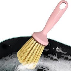 Wok Cleaning Brush Multipurpose Kitchen Wire Pan Scrubber, Wok Dishes Scrub for Cleaning Dishes, Steel Scrubber Brush Pack of 1 (multi color)