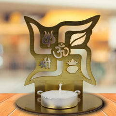 1 piece SWASTIK SHADOW CANDLE