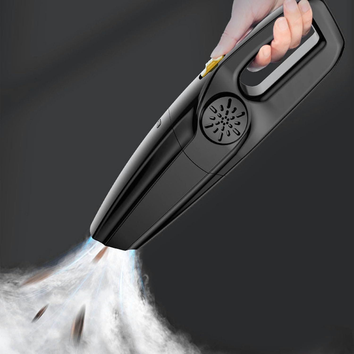 Cordless Vacuum for Home and Car 800W for Dry Vacuuming with USB Rechargeable Wireless Option (MoonBlack)