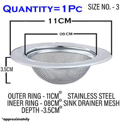 Stainless Steel Household Kitchen Sink Strainer Jali