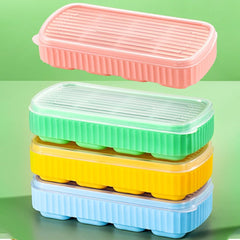 OyzekX Ice Cube Trays Silicone Ice Cube Molds, Easy-Release and Flexible Ice Trays BPA Free, for Whiskey Cocktail, Stackable and Safe Ice Cube Honeycomb Small Cubes Fridge Bar Soft Tray (8 Cavity)