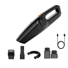 Cordless Vacuum for Home and Car 800W for Dry Vacuuming with USB Rechargeable Wireless Option (MoonBlack)