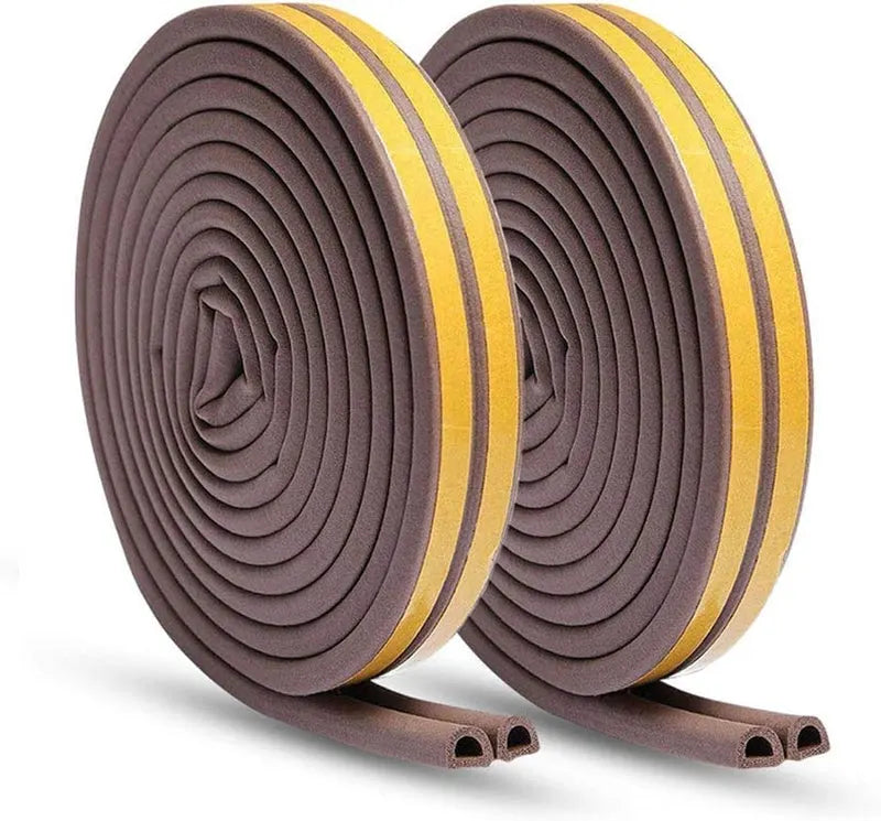 Door Seal D-Type Strip Weather Stripping Self for Doors and Windows