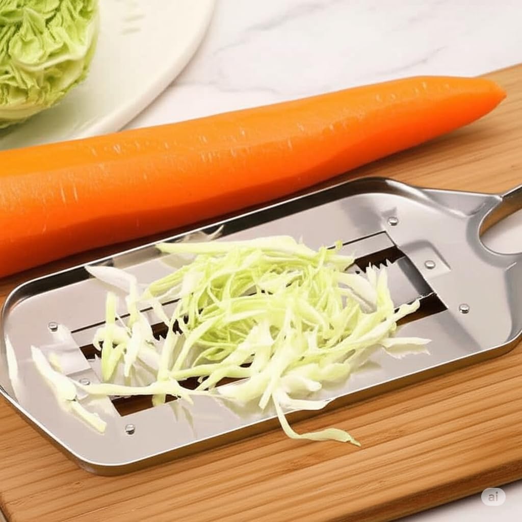 Modern Cabbage Shredder & Kitchen Grater – Stainless Steel Knife, Fruit Chopper, Coleslaw Cutter, Red Cabbage Slicer