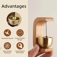 Wooden Magnetic Door Bell Chime