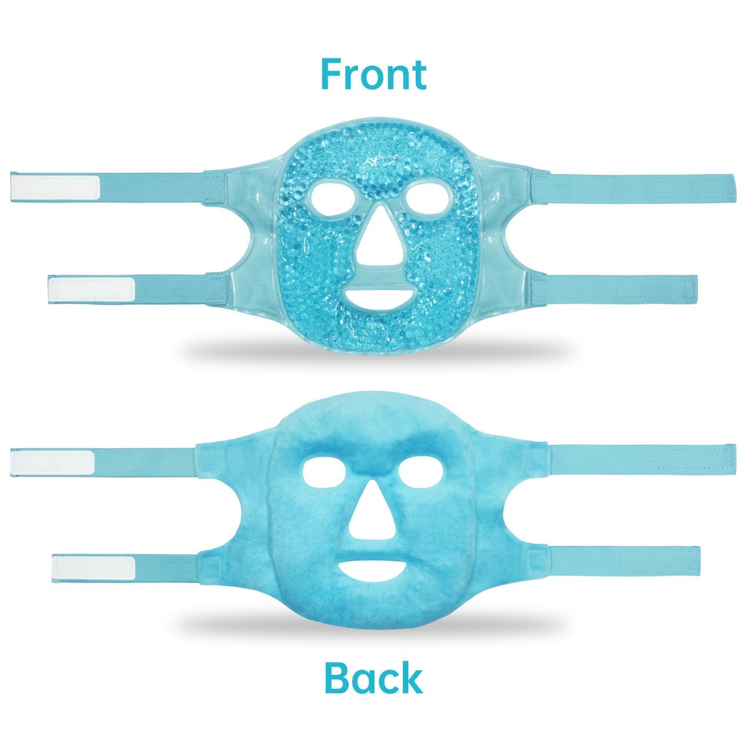 Face Mask Cold Face Eye Mask, Ice Pack Reduce Face Puff, Dark Circles, Gel Beads Hot Heat Cold Compress Pack, Face SPA for Woman Sleeping, Pressure, Headaches, Skin Care Collagen Face Mask