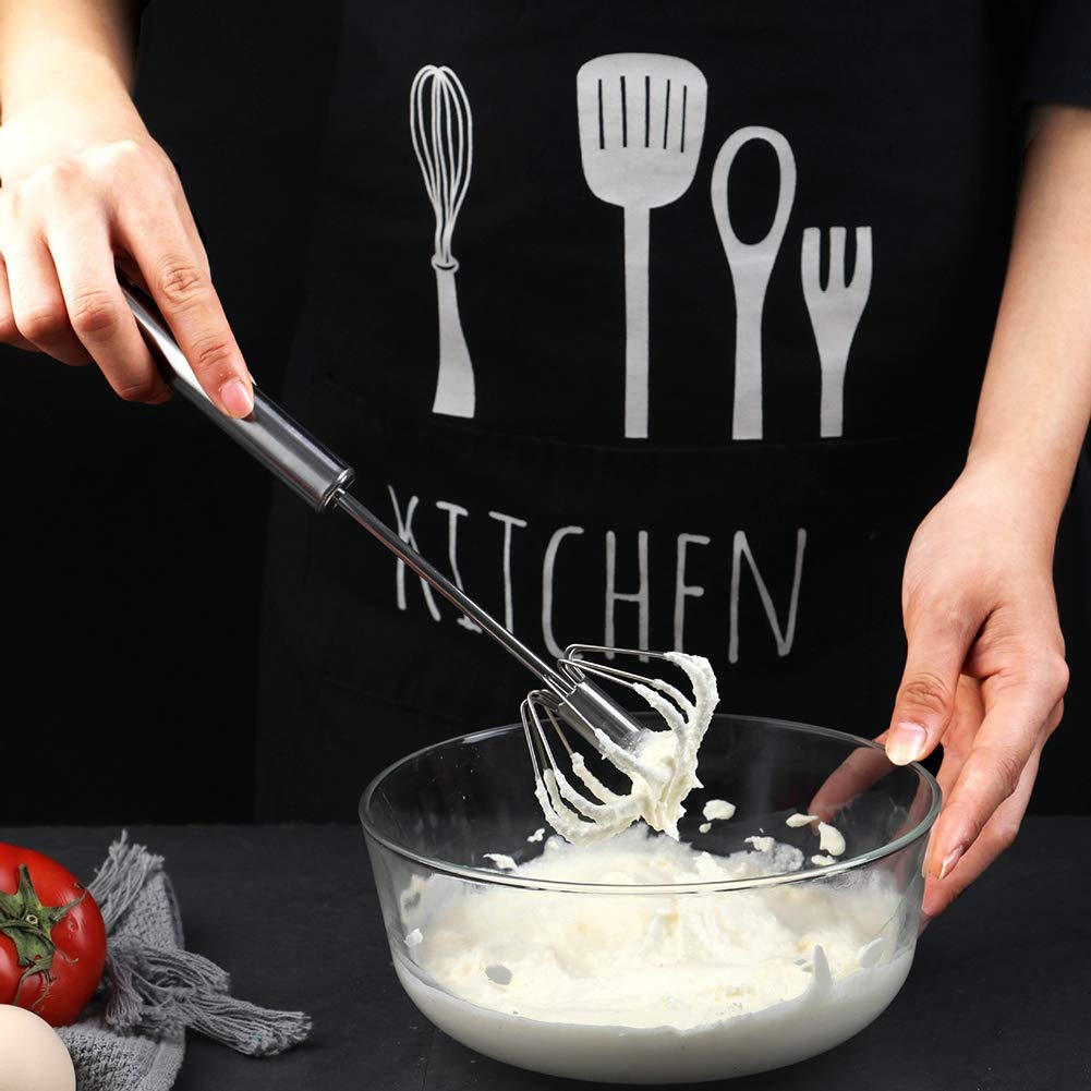 Kitchen Manual Hand Blender Automatic Egg Beater & Stirring Stainless Steel Rotating Push Whisks Mixer For Kitchen Baking/Lassi/Butter Milk Frother/Cream/Madhani/Coffee/Cake Mixing/Restaurant