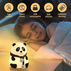 Panda Night Lamp Silicone