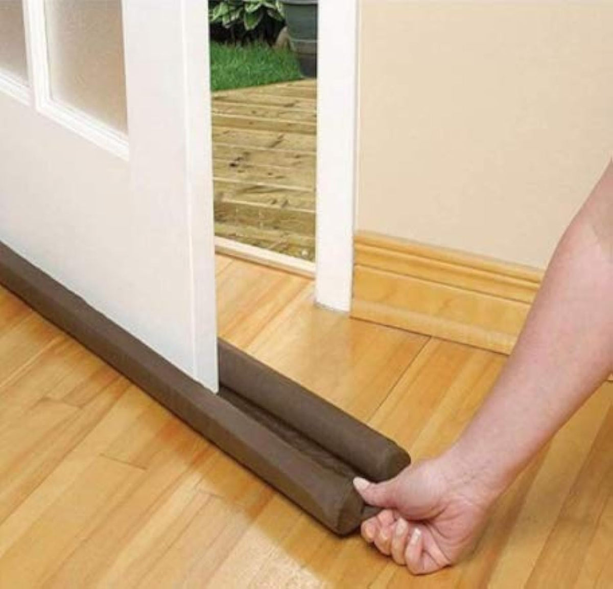 Door Guard (39 Inches) Gap Filler for Door Bottom Seal Strip, Sound Proof, Reduce Noise, Energy Saving Door Stopper for Reduce Door Dust, Insects Protector (Pack of 1)