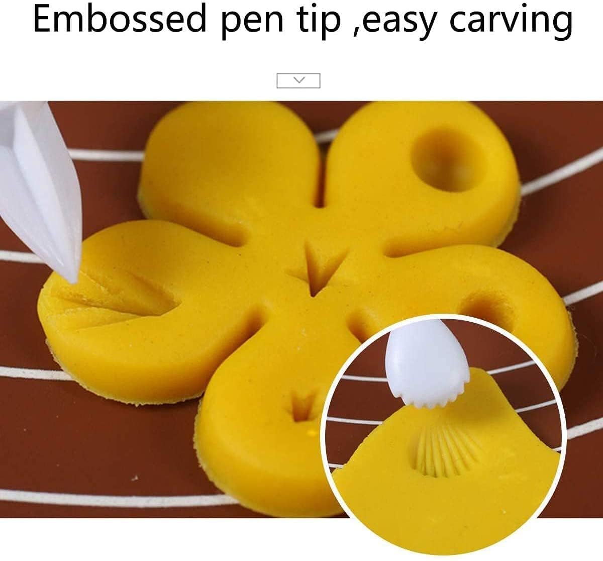 Package of 8 with 16 Different Shapes Exclusive Modeling Set for Fondant Gum Paste Sugar Craft and Cake Decoration Clay Modelling Tools Set, multi color