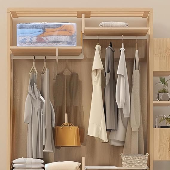 Multifunctional Transparent Shoe box Large capacity Stackable under the bed Shoes Storage box Bedroom Living room Storage Foldable Space-saving