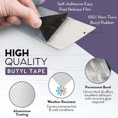 4 Inch Leakage Repair Aluminum Foil Waterproof Repair Tape (4 inch)