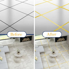 Tile stickers for flooring, tiles gap tape waterproof filling sticker