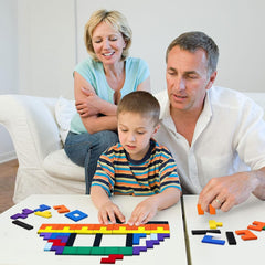 OYZEKX Wooden Russian Blocks Puzzles for Kids Adults, Wood Intelligence Kids Toys for 2-5 Years Boy,Wooden Puzzles Brain Teasers Toy Educational Gift for 7-10 Years
