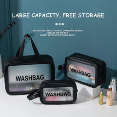 Wash Bag Pouch for Travel Kit Toiletry Bag(black)