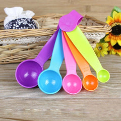 Measuring Cups & Spoon Combo for Dry or Liquid/Kitchen Gadgets for Cooking & Baking Cakes/Measuring Cup Set Combo with Handles (Set of 5 Cups and 5 Spoons)