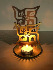 1 piece SWASTIK SHADOW CANDLE