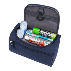 Professional Cosmetic Makeup Pouch Makeup Bag Kit Storage Organizer Travel Toiletry Vanity Bag with Compartment for Women, Men (Blue) TSB 6 small blue