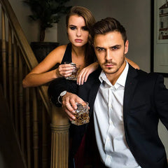 6 PCS SET Premium Crystal Whiskey Glasses