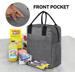 OyzekX Lunch Bag for Women & Men, Insulated Lunch Bag, Large Waterproof Tote Bag, Leakproof Lunch Tote for Office Work School Picnic Beach Workout Travel