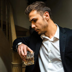 6 PCS SET Premium Crystal Whiskey Glasses