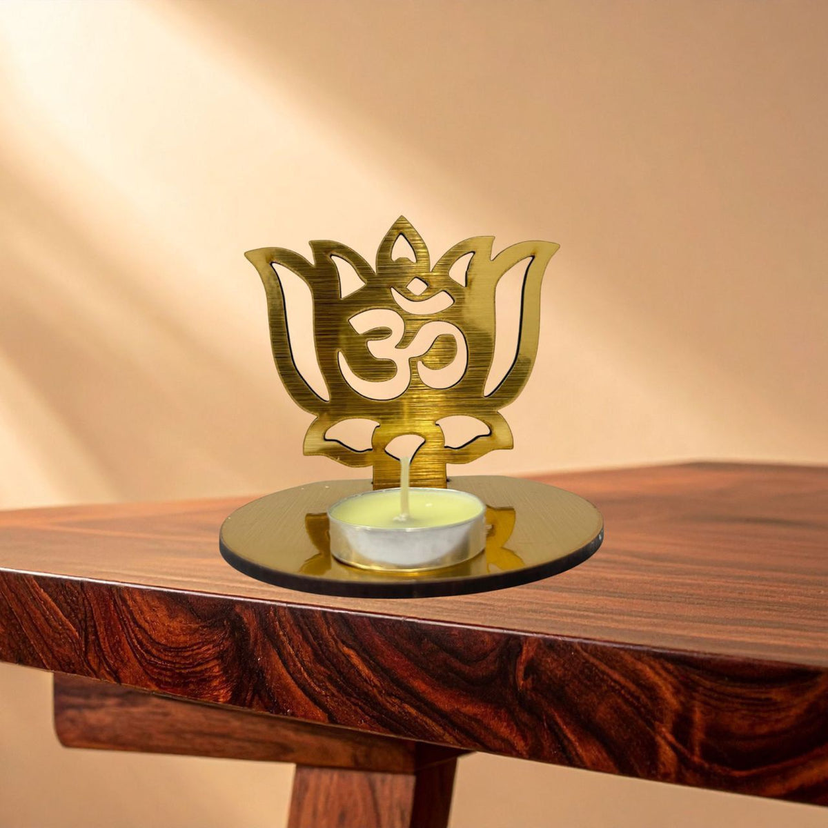 1 piece Lotus Shape Om Diya Candle|Lotus Shape Om Diya