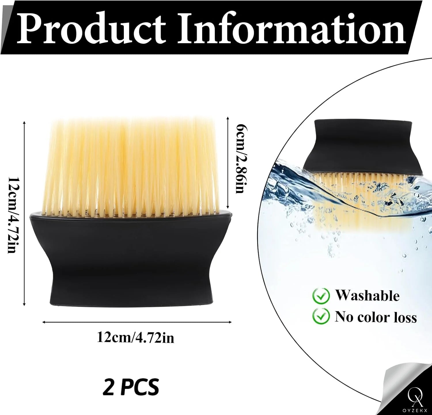 OyzekX Car Interior Cleaning Brush | AC Vent Brush | Scratch Free Car Duster | Multifunctional Car Brush for Cleaning Car Interior, PC, Laptop, Keyboard (Big Brush)