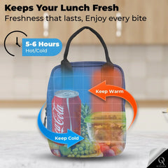 OyzekX Lunch Bag for Women & Men, Insulated Lunch Bag, Large Waterproof Tote Bag, Leakproof Lunch Tote for Office Work School Picnic Beach Workout Travel