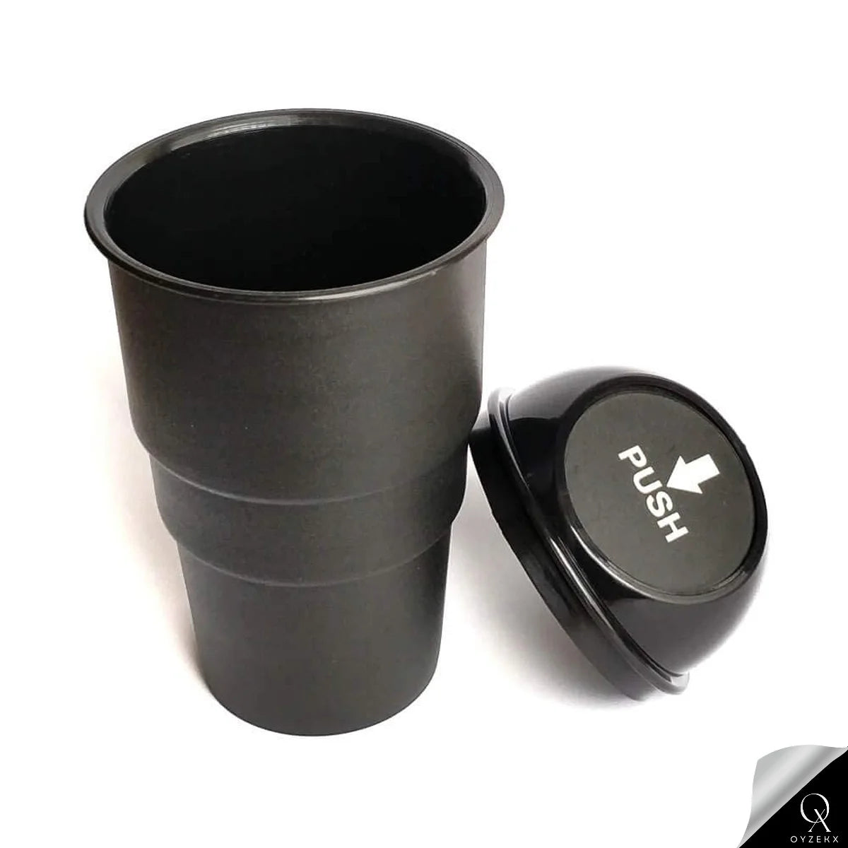 OyzekX Mini Car Dustbin Trash Bin Universal Traveling Portable Useful for All Cars Accessories