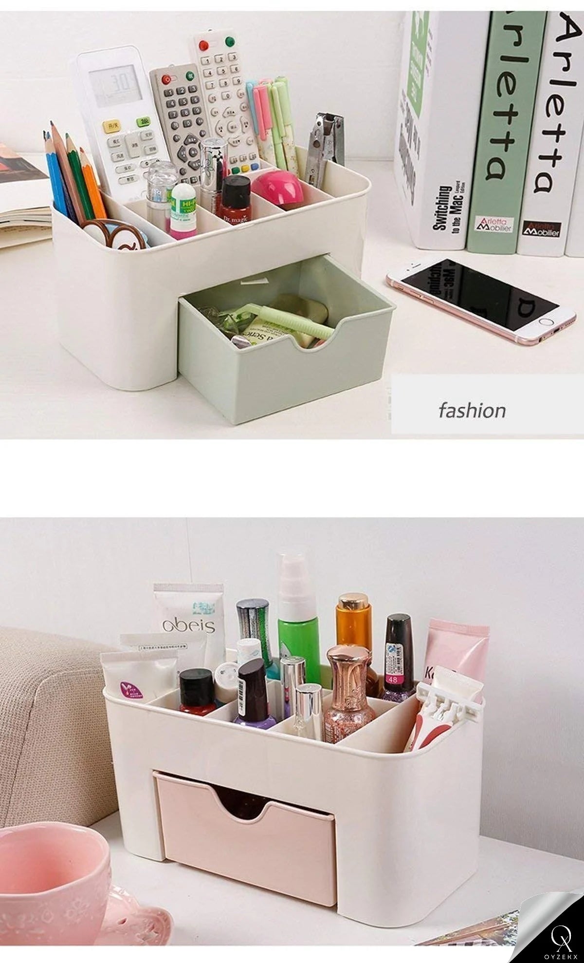 OyzekX Cosmetic Lipstick Makeup Organiser Display Storage Stand Holder (7 Compartment)