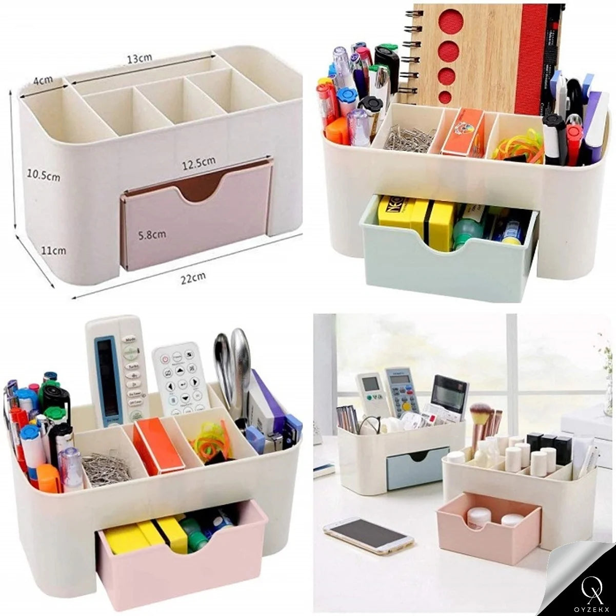 OyzekX Cosmetic Lipstick Makeup Organiser Display Storage Stand Holder (7 Compartment)