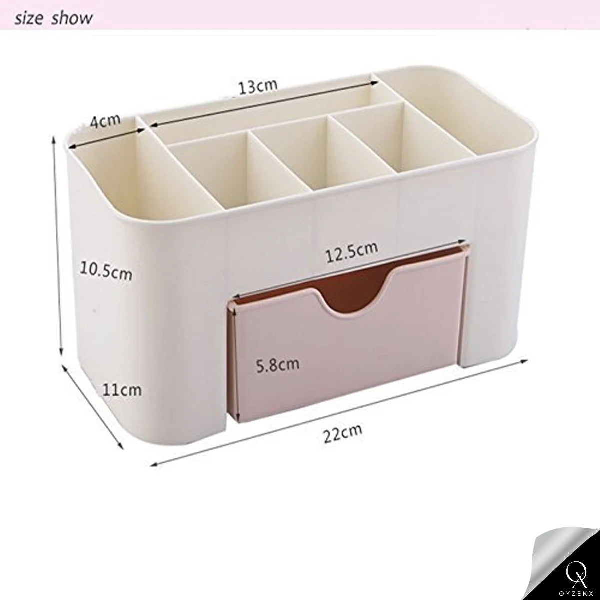 OyzekX Cosmetic Lipstick Makeup Organiser Display Storage Stand Holder (7 Compartment)