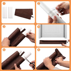 Door Guard (39 Inches) Gap Filler for Door Bottom Seal Strip, Sound Proof, Reduce Noise, Energy Saving Door Stopper for Reduce Door Dust, Insects Protector (Pack of 1)