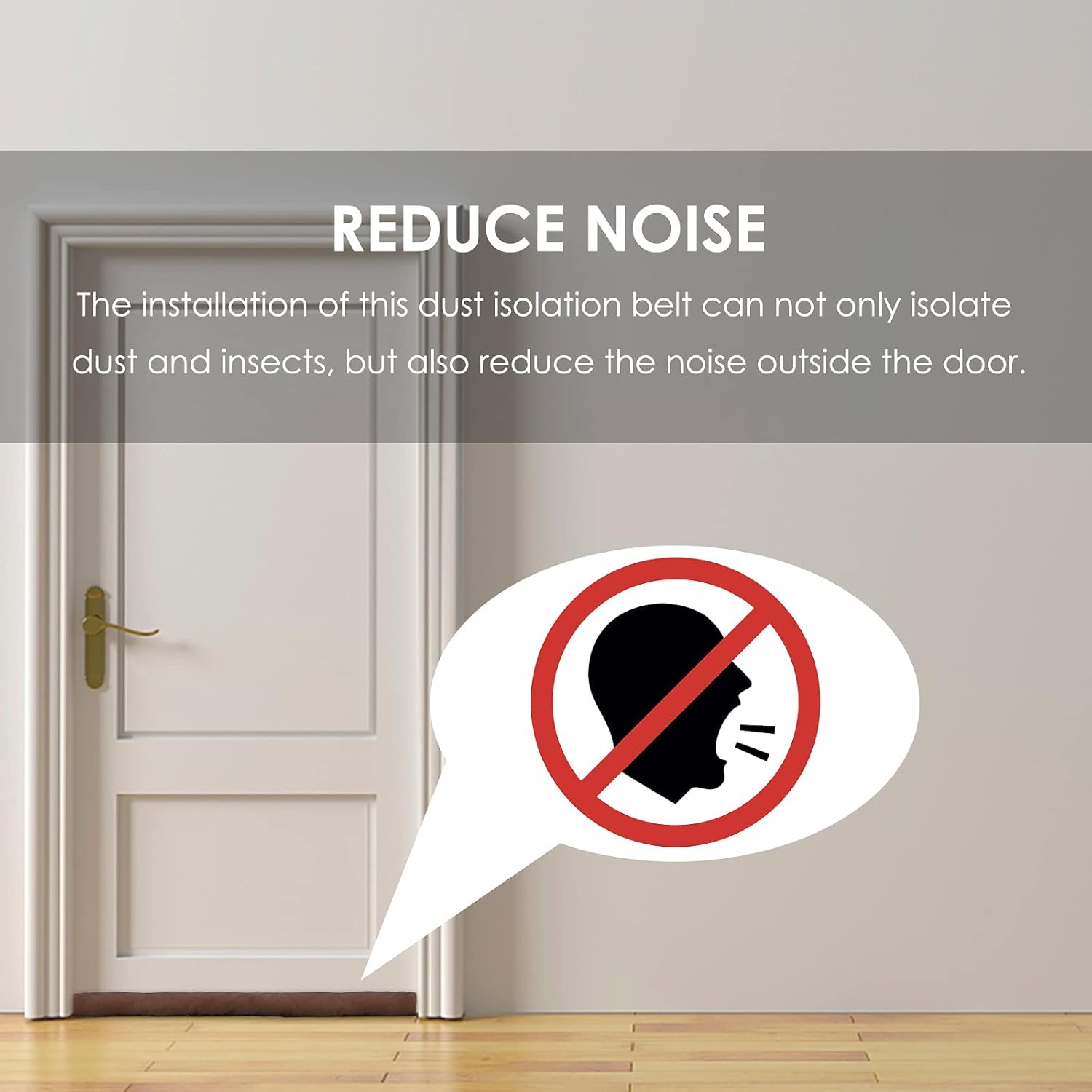 Door Guard (39 Inches) Gap Filler for Door Bottom Seal Strip, Sound Proof, Reduce Noise, Energy Saving Door Stopper for Reduce Door Dust, Insects Protector (Pack of 1)