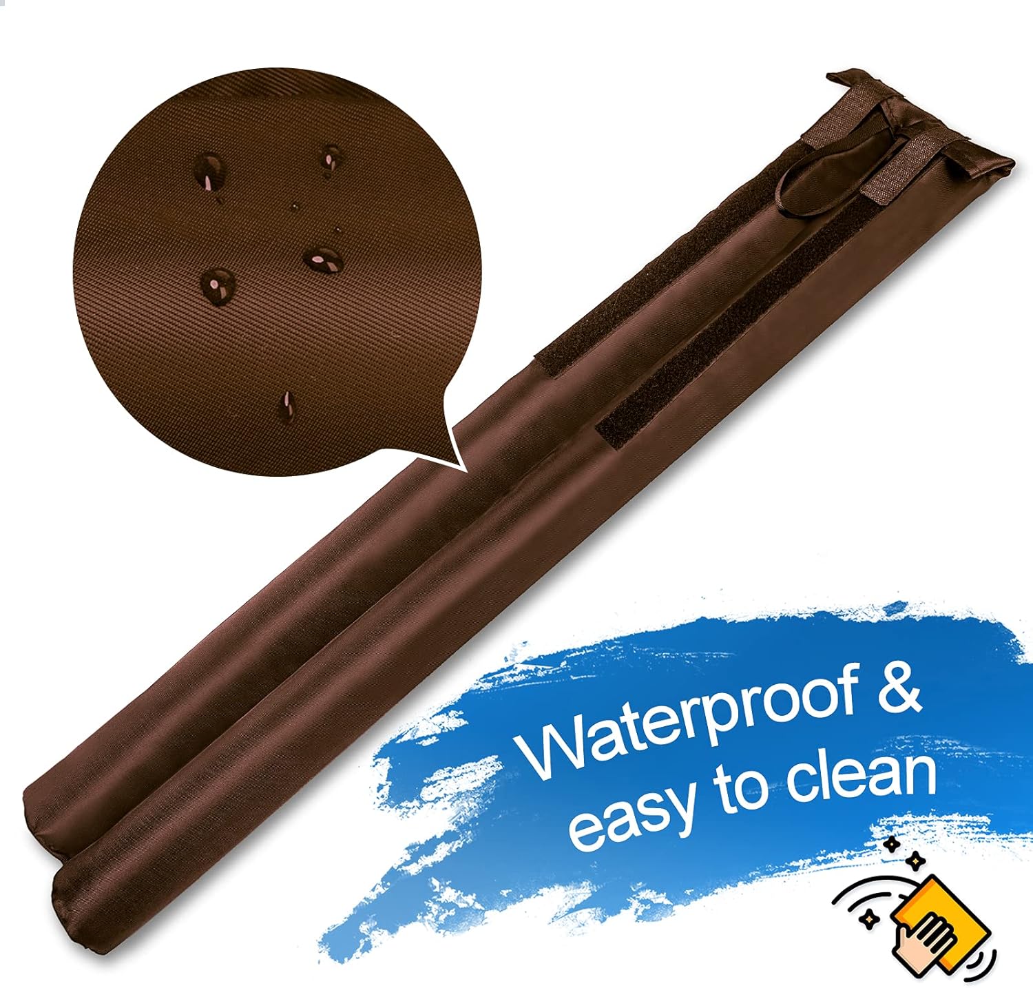 Door Guard (39 Inches) Gap Filler for Door Bottom Seal Strip, Sound Proof, Reduce Noise, Energy Saving Door Stopper for Reduce Door Dust, Insects Protector (Pack of 1)