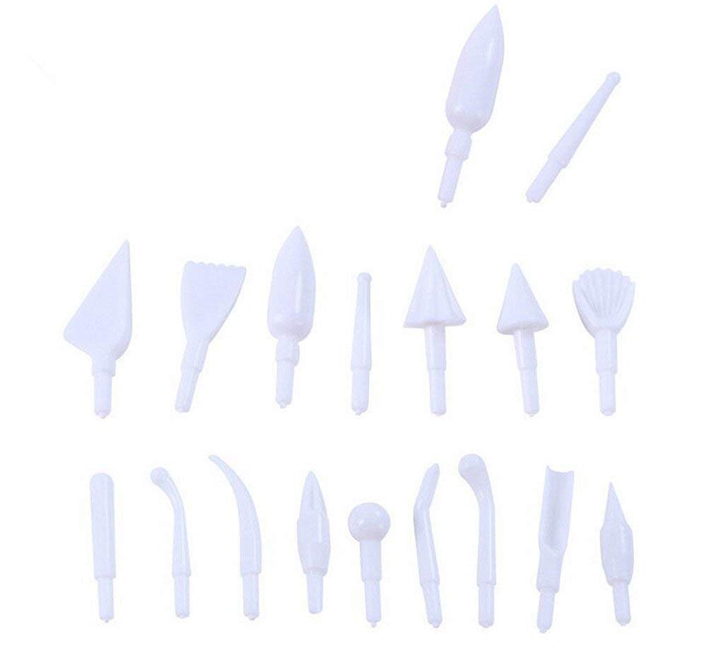 Package of 8 with 16 Different Shapes Exclusive Modeling Set for Fondant Gum Paste Sugar Craft and Cake Decoration Clay Modelling Tools Set, Blue