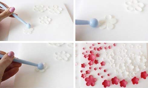 Package of 8 with 16 Different Shapes Exclusive Modeling Set for Fondant Gum Paste Sugar Craft and Cake Decoration Clay Modelling Tools Set, Blue