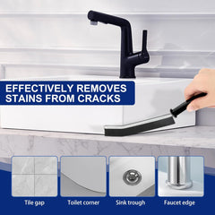 Mini Gap Cleaning Brush (Pack of 3) Hard Bristle Gap Brush for Cleaning Multipurpose Crevice Cleaning Brush Dead Corner Cleaning Brush Used for Home Toilet Bathroom Kitchen Tiles Window Slot