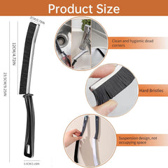 Mini Gap Cleaning Brush (Pack of 3) Hard Bristle Gap Brush for Cleaning Multipurpose Crevice Cleaning Brush Dead Corner Cleaning Brush Used for Home Toilet Bathroom Kitchen Tiles Window Slot
