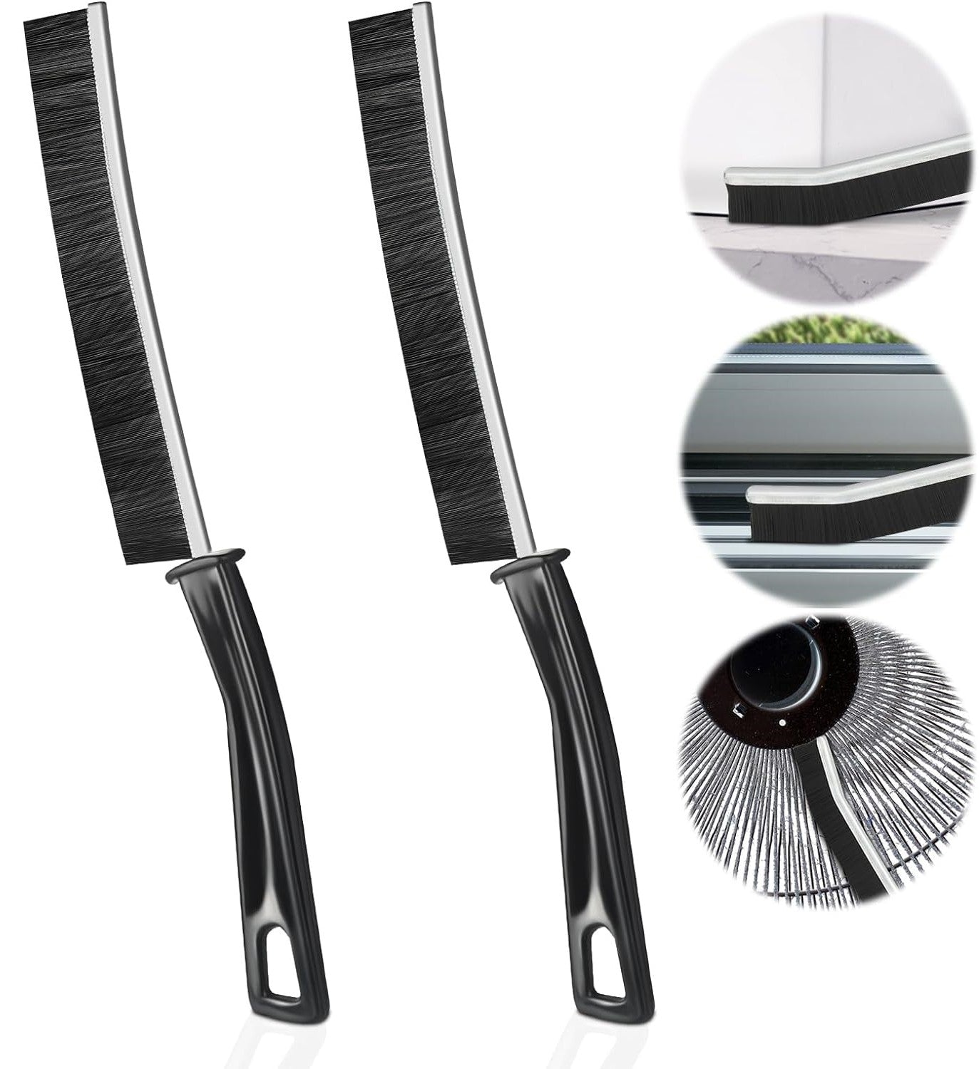 Mini Gap Cleaning Brush (Pack of 3) Hard Bristle Gap Brush for Cleaning Multipurpose Crevice Cleaning Brush Dead Corner Cleaning Brush Used for Home Toilet Bathroom Kitchen Tiles Window Slot