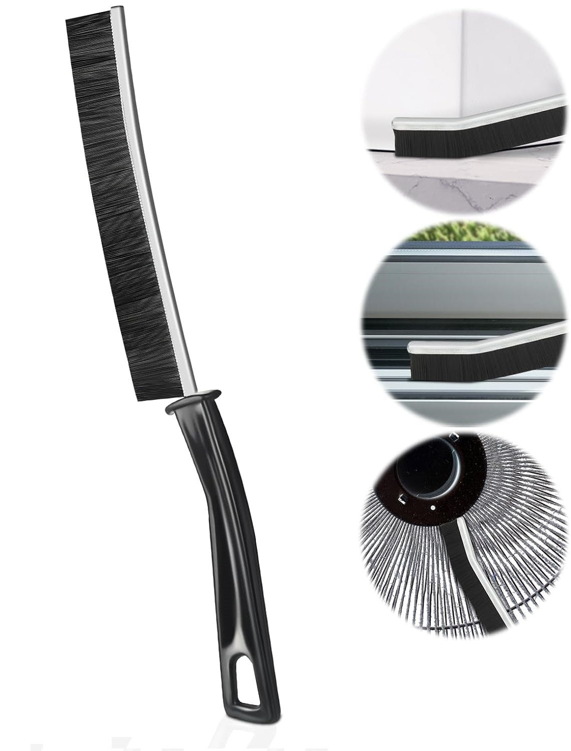 Mini Gap Cleaning Brush (Pack of 3) Hard Bristle Gap Brush for Cleaning Multipurpose Crevice Cleaning Brush Dead Corner Cleaning Brush Used for Home Toilet Bathroom Kitchen Tiles Window Slot