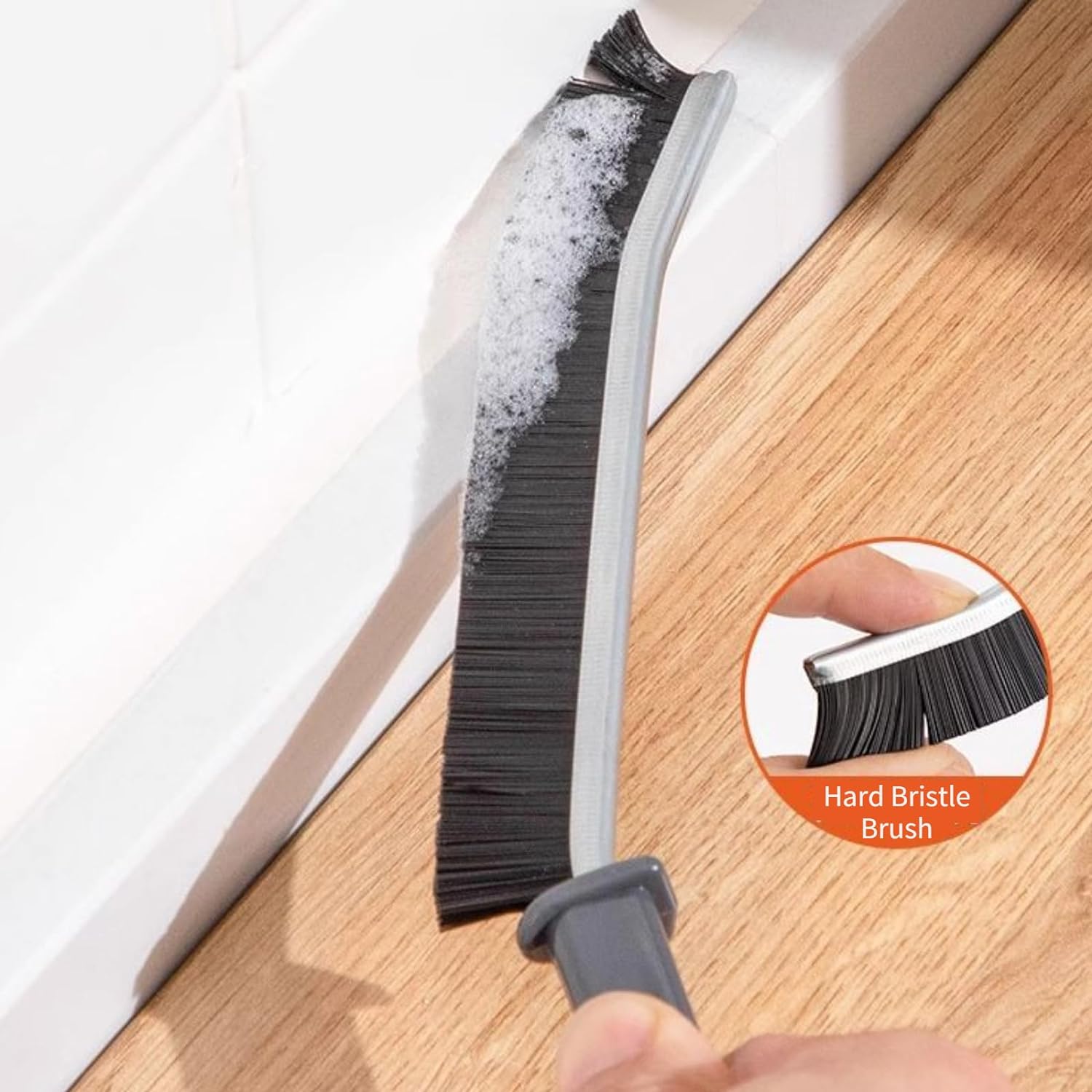 Mini Gap Cleaning Brush (Pack of 3) Hard Bristle Gap Brush for Cleaning Multipurpose Crevice Cleaning Brush Dead Corner Cleaning Brush Used for Home Toilet Bathroom Kitchen Tiles Window Slot
