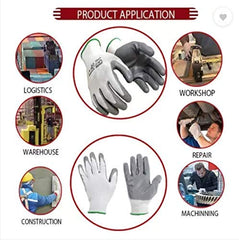 Anti Cutting Cut Resistant Hand Safety Gloves Cut-Proof Protection with Rubber Grade (5)