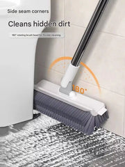 3 in 1 Multifunctional Floor Scrub Brush with Long Handle 180°Rotating