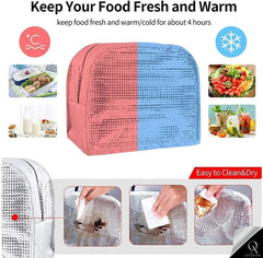 OyzekX Lunch Bag for Women & Men, Insulated Lunch Bag, Large Waterproof Tote Bag, Leakproof Lunch Tote for Office Work School Picnic Beach Workout Travel